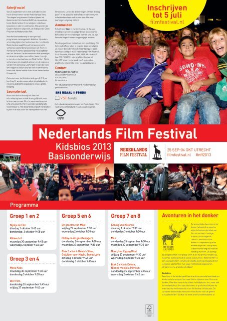 Groep 5 en 6 - Nederlands Film Festival
