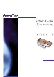 Electron Beam Evaporators - Ferrotec