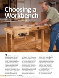 43-Choosing a Bench-2.indd - Woodcraft Magazine