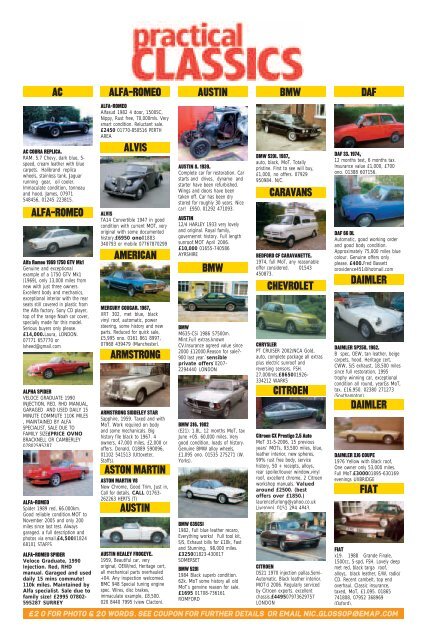 August 2005 - Classic Cars magazine