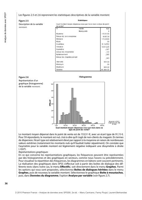 DÃ©crire les donnÃ©es - Pearson