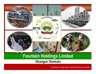 Fountain Holdings Limited - NigerianMuse