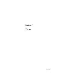 Chapter 3: Claims (pdf, 1.2M) - Office of the State Auditor