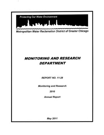 Report - Metropolitan Water Reclamation District of Greater Chicago