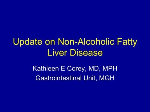 Update on Non-Alcoholic Fatty Liver Disease