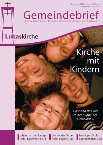 Kirchenbuch - Evangelische Lukaskirchengemeinde Düsseldorf ...