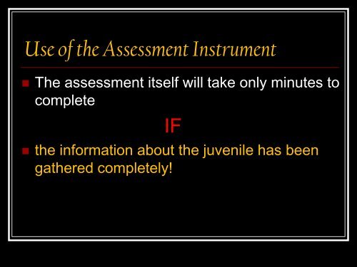 The Risk And Needs Assessment Tool - Texas Juvenile Justice ...