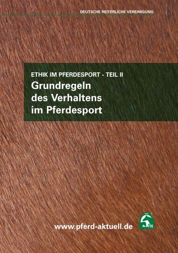 Grundregeln des Verhaltens im Pferdesport - Reiterverein Alvern