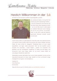 Herzlich Willkommen in der Lü - Lüttelforster Mühle