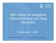 UNC Center for Integrative Chemical Biology and Drug Discovery