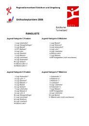 Rangliste Unihockey RTVSU 2006 - turnen-messen.ch: Home