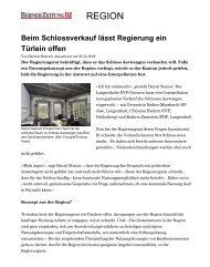 Amthaus und Schloss Aarwangen - Daniel Steiner-Brütsch