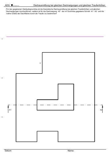 ADG Dachausmittlung bei gleichen Dachneigungen ... - htlortwein.at