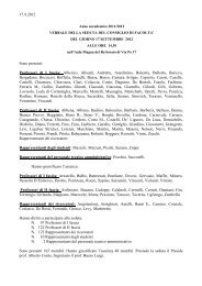 Verbale del Consiglio di Facoltā del 17 settembre 2012 da approvare