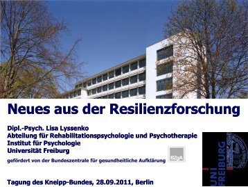 Lisa Lyssenko - Neues aus der Resilienzforschung - Zukunft ...