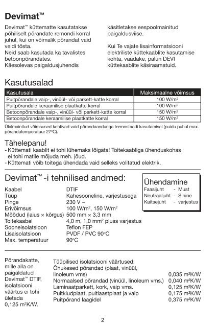 Kasutusjuhend - Harju Elekter