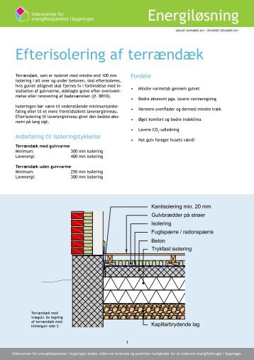 Efterisolering af terrÃ¦ndÃ¦k - Videncenter for energibesparelser i ...