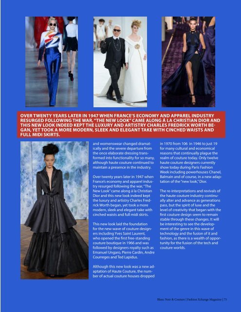 Blanc Noir & Couture: Issue No.9