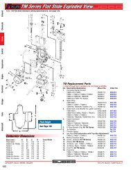 TM Series Flat Slide Exploded View - Marshall Distributing