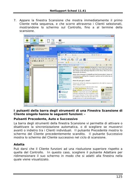 COPYRIGHT del manuale (C) 2003 NetSupport Limited