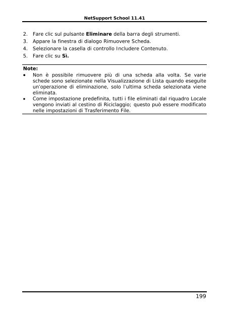 COPYRIGHT del manuale (C) 2003 NetSupport Limited