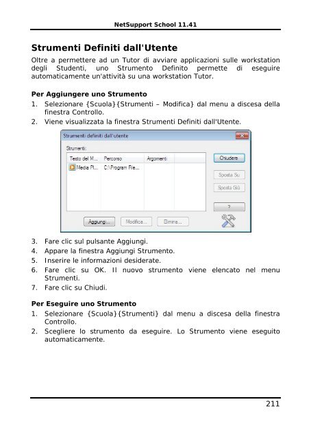 COPYRIGHT del manuale (C) 2003 NetSupport Limited