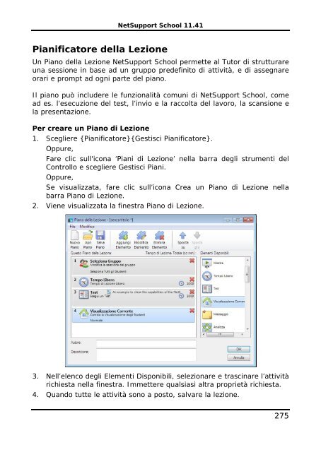 COPYRIGHT del manuale (C) 2003 NetSupport Limited