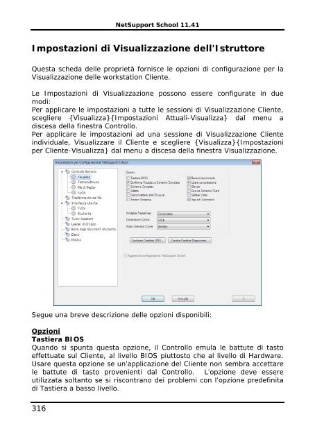 COPYRIGHT del manuale (C) 2003 NetSupport Limited