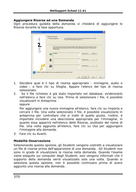 COPYRIGHT del manuale (C) 2003 NetSupport Limited