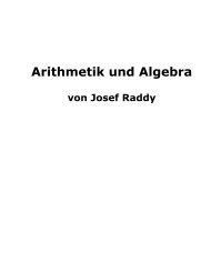 Arithmetik und Algebra - Mathematik.net