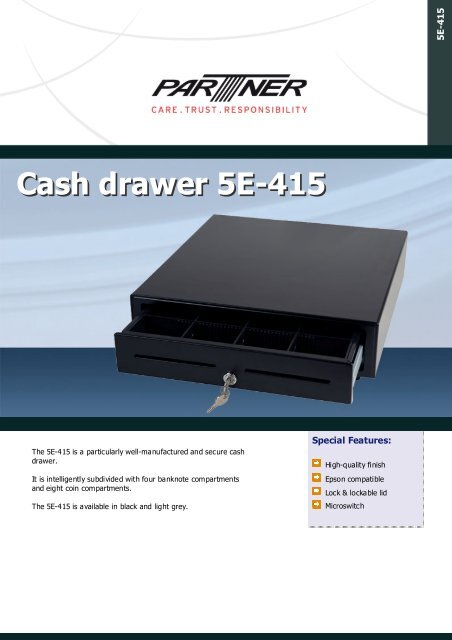 Cash Drawer 5e 415 Support