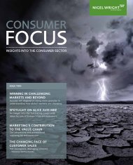 Consumer Focus magazine – Issue 2 - Nigel Wright