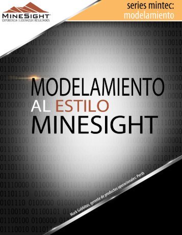 Modelamiento al estilo MineSight - Mintec, Inc.