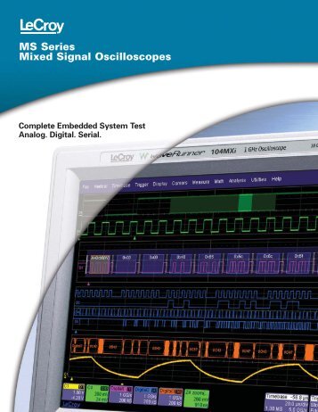 LeCroy MS Series Mixed Signal Oscilloscope ... - Teledyne LeCroy