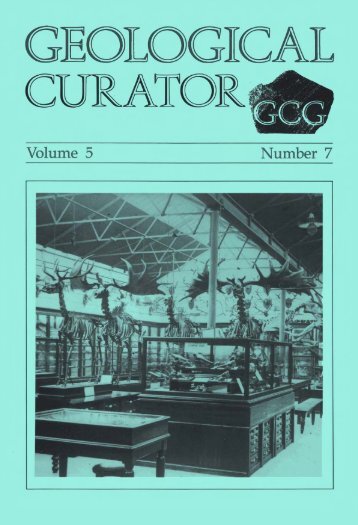 Number 7 - Geological Curators Group