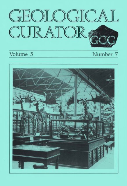 Number 7 - Geological Curators Group