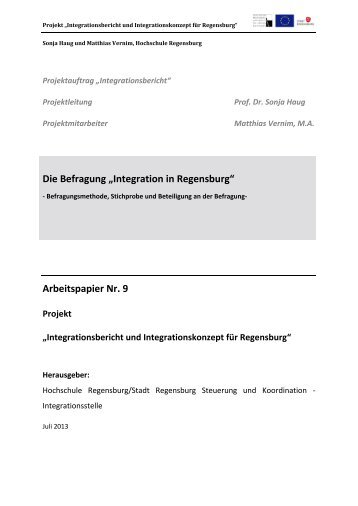 Die Befragung - Ostbayerische Technische Hochschule Regensburg