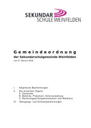 Gemeindeordnung Sekundarschule Weinfelden [PDF, 55.0 KB]