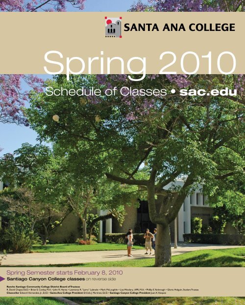 Spring 2010 Santa Ana College