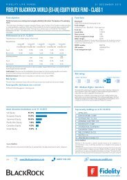 ex-uk - Fidelity Worldwide Investment