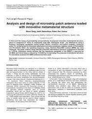 Analysis and design of microstrip patch antenna loaded with ...