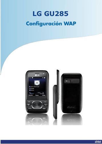 LG GU285 Wap (pdf. 1,0 Mb) - Antel