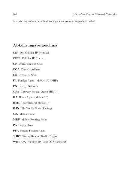 Mobile Systems III INFORMATIK