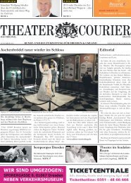 TheaterCourier - Ausgabe 1 - 09. November 2012