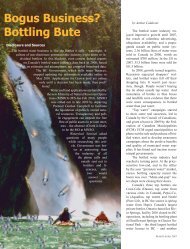 Bogus Business? Bottling Bute - Sierra Club BC