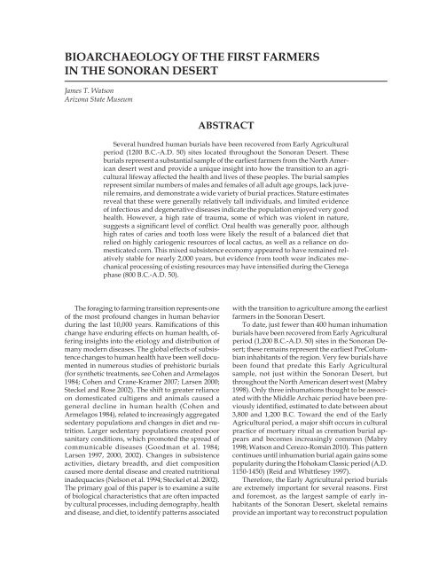 Watson (PDF) - Archaeology Southwest