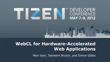 WebCL for Hardware-Accelerated Web Applications