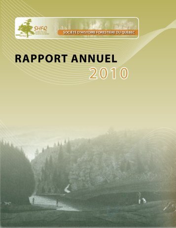 RAPPORT ANNUEL