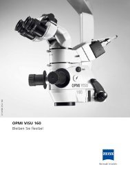 OPMI VISU 160 Bleiben Sie flexibel - Carl Zeiss, Inc.