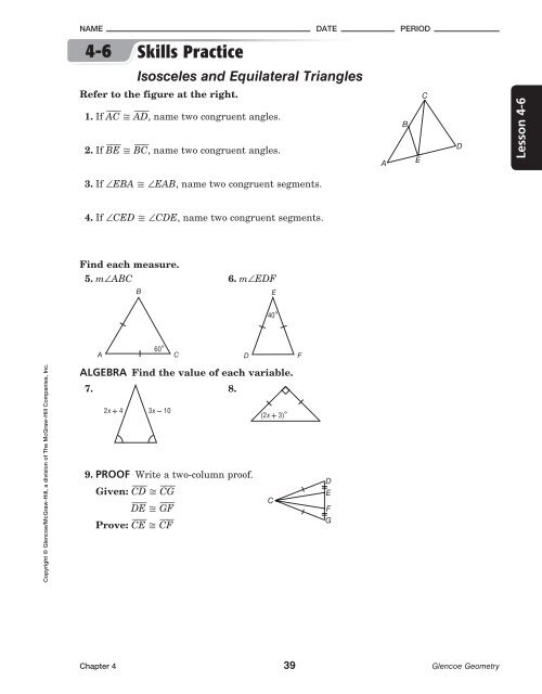 4-6-skills-practice-isosceles-and-equilateral-triangles-worksheet-answers-frameimage